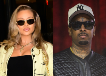 Latto Confirms Child With 21 Savage In Cheetah Print Show