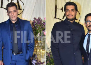 PHOTOS: Salman Khan & Aamir Khan Arrive in Type at Sooraj Barjatya’s Daughter’s Wedding ceremony Reception