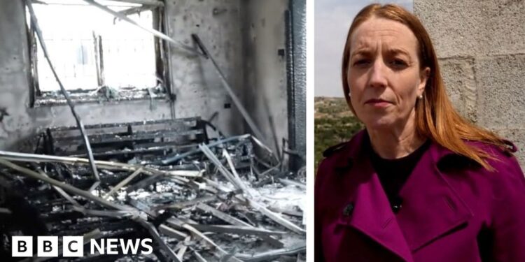 Inside Palestinian houses attacked by settlers