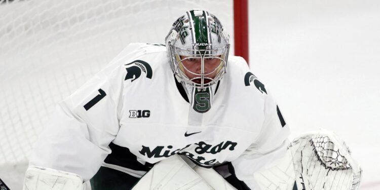 Pink Wings prospect Trey Augustine headlines Mike Richter Award finalists