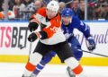 Flyers win third in a row with shootout resolution over struggling Maple Leafs