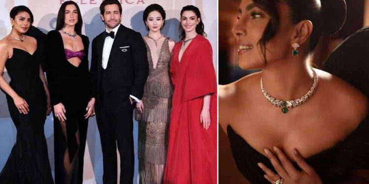 Images: Priyanka Chopra Jonas Shares Glimpses From Milan Occasion With Dua Lipa, Anne Hathaway & Extra