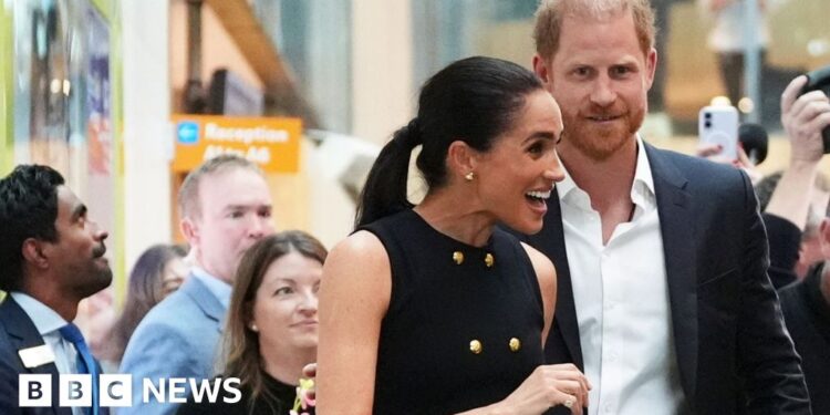 What are Harry and Meghan doing in Australia?