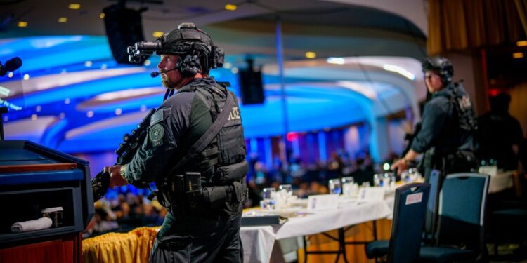Inside The Ballroom As Gunfire Was Heard And Journalists Scrambled To Report