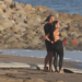 Kim Kardashian, Lewis Hamilton Kiss On Seashore Date (Unique)
