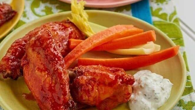 Buffalo Wings with Blue Cheese Dip