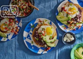 Black Bean and Avocado Breakfast Tostadas