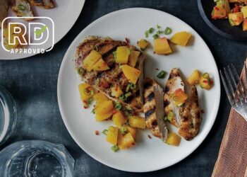 Grilled Hen With Peach Salsa