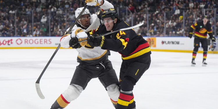 Overmatched Canucks stifled by Golden Knights: ‘They play a heavy sport’