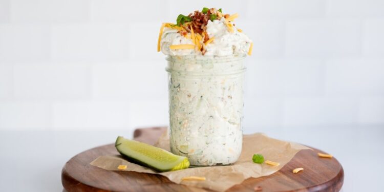 Dill Pickle Dip (With Clear Components)