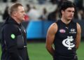 AFL information 2026 | Elijah Hollands admitted to hospital; WorkSafe investigating Carlton Blues conduct; father’s Instagram put up