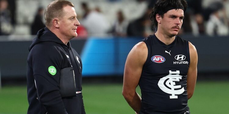 AFL information 2026 | Elijah Hollands admitted to hospital; WorkSafe investigating Carlton Blues conduct; father’s Instagram put up