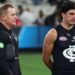 AFL information 2026 | Elijah Hollands admitted to hospital; WorkSafe investigating Carlton Blues conduct; father’s Instagram put up
