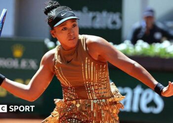 French Open 2026 outcomes: Naomi Osaka sparkles in golden ‘Eiffel Tower’ outfit in first-round win