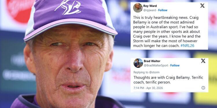 Craig Bellamy well being replace: Melbourne Storm coach Craig Bellamy identified with a neurodegenerative dysfunction, membership says in assertion, response and tributes