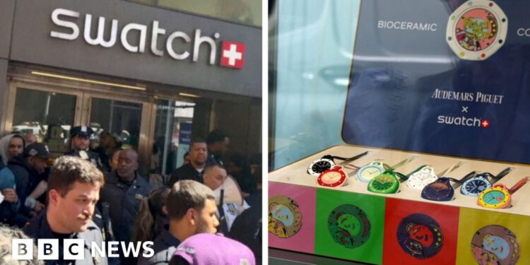 Swatch launch sparks ‘chaotic’ scenes and retailer closures