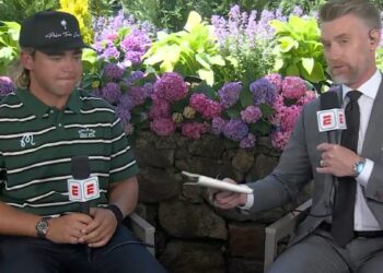 PGA Championship golf 2026 information, Garrick Higgo penalised for being late to tee, video, excuse, leaderboard and scores spherical one