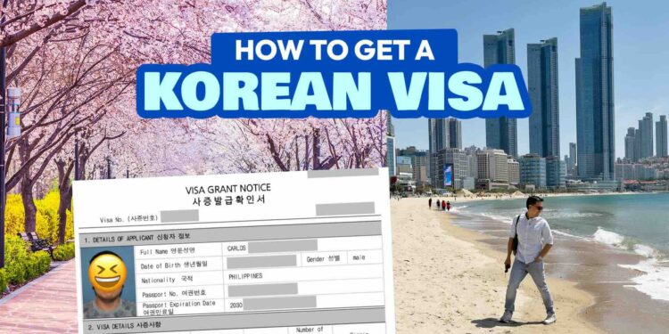 2026 KOREAN VISA Software Information for Filipinos Vacationers