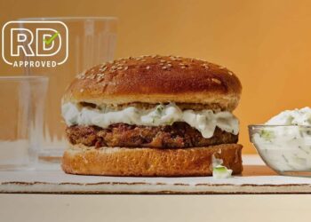 Lentil Burgers With Tzatziki Sauce