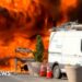 Second automobile explodes into huge fireball in NYC