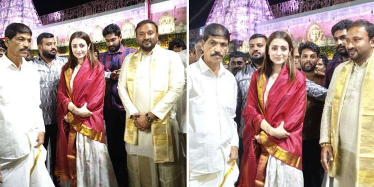 Images: Trisha Krishnan Visits Tirupati on Her Birthday