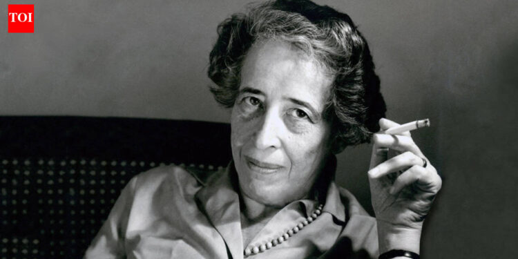 Political thinker quote of the day: ‘The unhappy reality is that almost all evil is completed by individuals who by no means make up their minds to be good or evil’ — Hannah Arendt