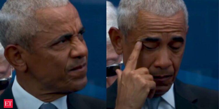 ‘Barack, have a look at me’: Michelle Obama’s emotional phrases about marriage and life convey Barack Obama to tears. Watch