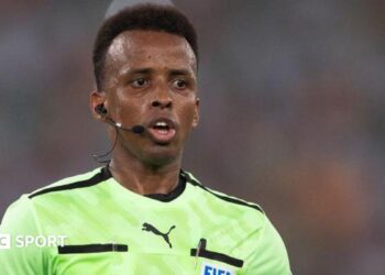 Somali referee Omar Artan to officiate Tremendous Cup after being denied World Cup spot
