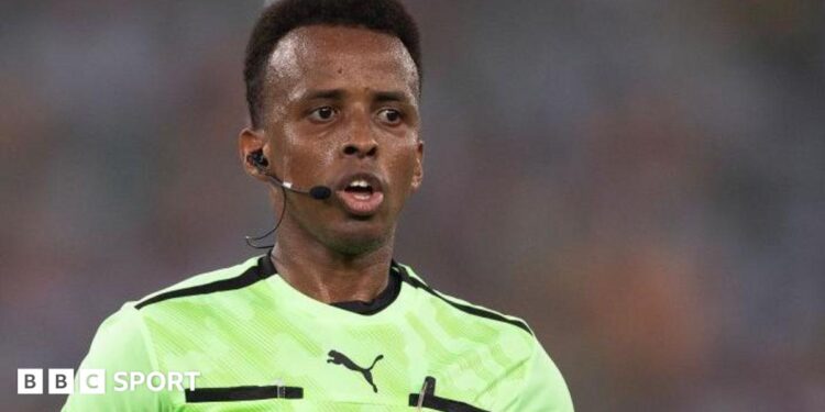 Somali referee Omar Artan to officiate Tremendous Cup after being denied World Cup spot