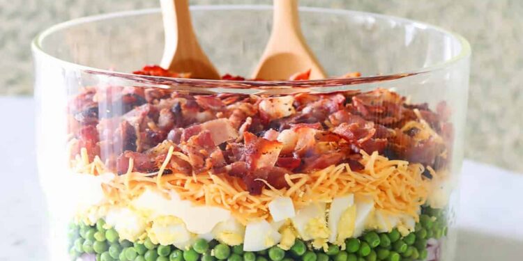 7 Layer Salad – A Stunning Mess