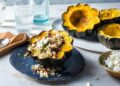 Acorn Squash with Cranberry, Quinoa & Goat Cheese Stuffing| MyFitnessPal