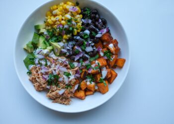 BBQ Rooster Candy Potato Bowls