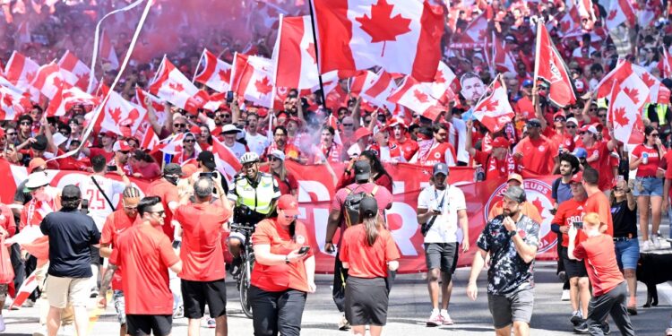 Followers marching to Toronto Stadium forward of first World Cup recreation on Canadian soil
