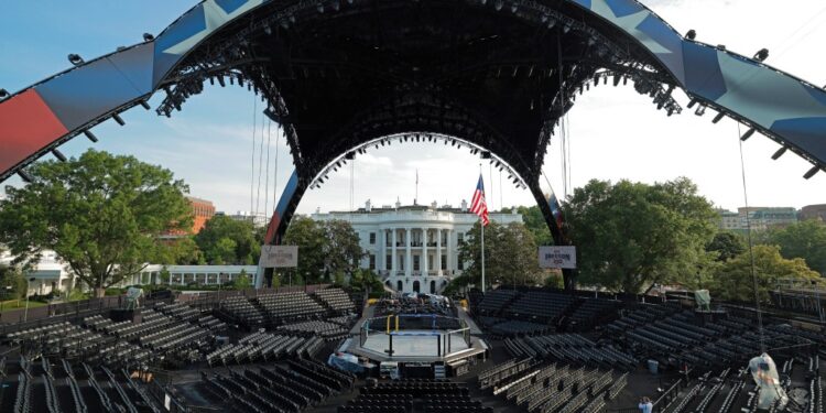UFC Previews Unprecedented White Home Occasion, With An Eye On Climate