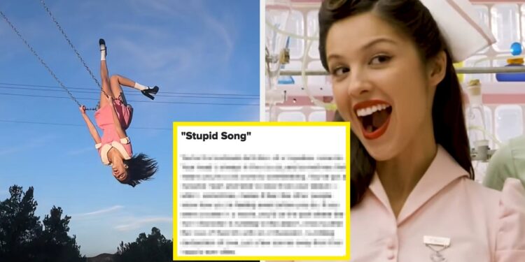Which Olivia Rodrigo ‘You Appear Fairly Unhappy’ Tune Are You?