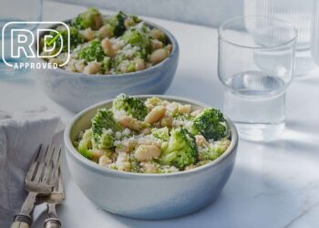 White Bean Bowl With Broccoli Pesto
