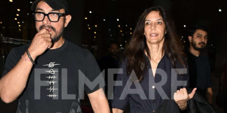 Pictures: Aamir Khan and Gauri Spratt Are Again in The Bay