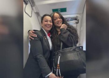 Rihanna thanks First Nations flight attendant for ‘very particular’ present