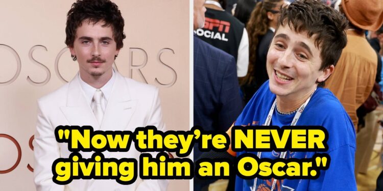 Timothée Chalamet Shades Oscars After Snub