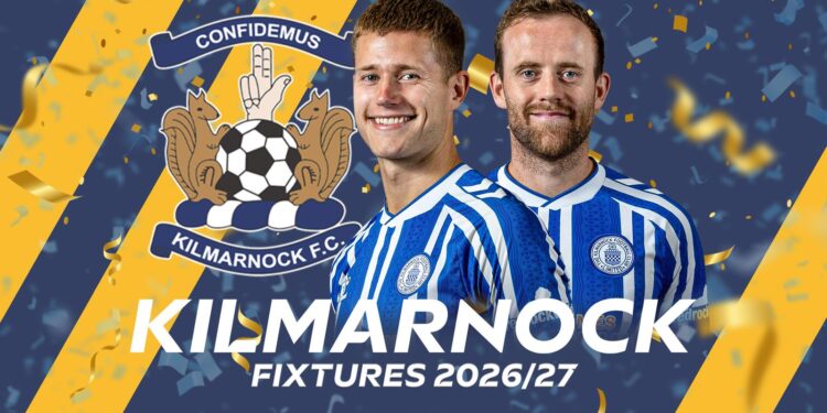 Kilmarnock: Scottish Premiership 2026/27 fixtures and schedule | Soccer Information