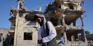 Pakistani airstrikes kill 36 civilians in Afghanistan and wound 160, officers say : NPR