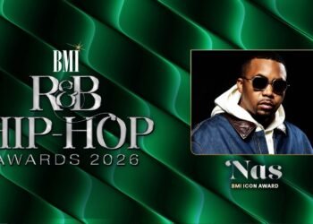 Nas to obtain BMI Icon Award on the 2026 BMI R&B/Hip-Hop Awards