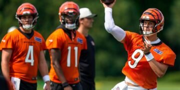 NFL followers react to Joe Burrow’s gorgeous throw to Ja’Marr Chase at Bengals camp