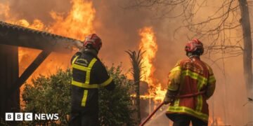 Greater than 300,000 evacuated as wildfires rage in France and Spain