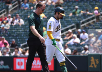 Report: Athletics catcher Shea Langeliers may miss remainder of season with torn MCL