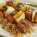 Salmon Skewers with Complete-Wheat Couscous