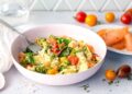 Smoked Salmon & Brussels Sprout Scrambled Egg Whites