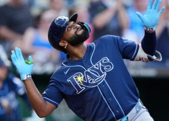 Rays’ Junior Caminero homers in sixth straight recreation