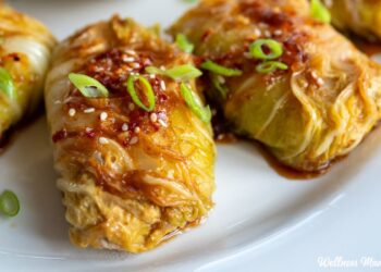 Wholesome Sesame Ginger Cabbage Rolls