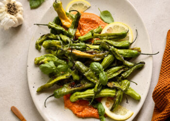 Shishito Peppers with Romesco Are the Greatest Summer season Appetizer